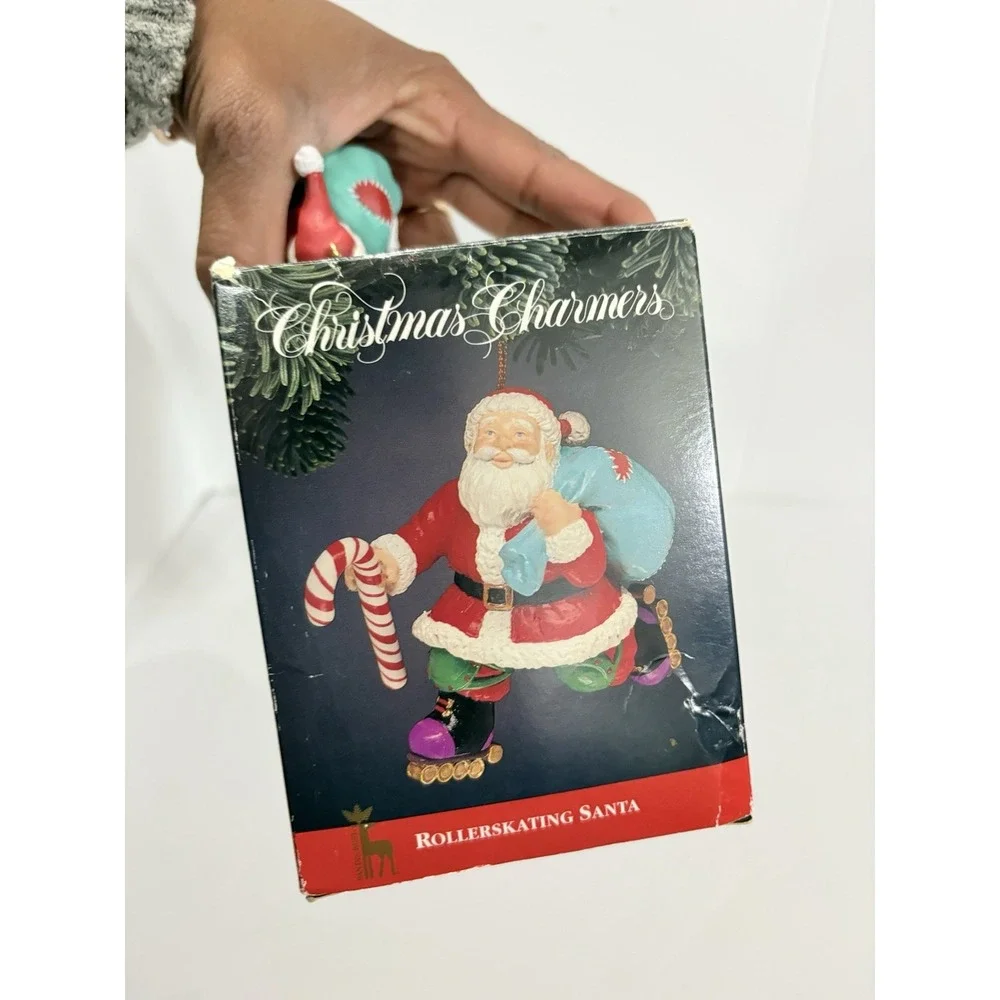 Christmas Charmers ROLLERSKATING‎ SANTA First Edition Ornament Santa's Best